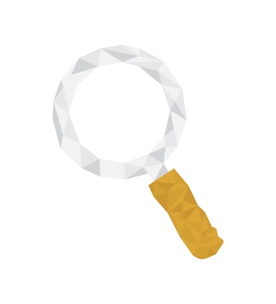 magnifying glass symbol